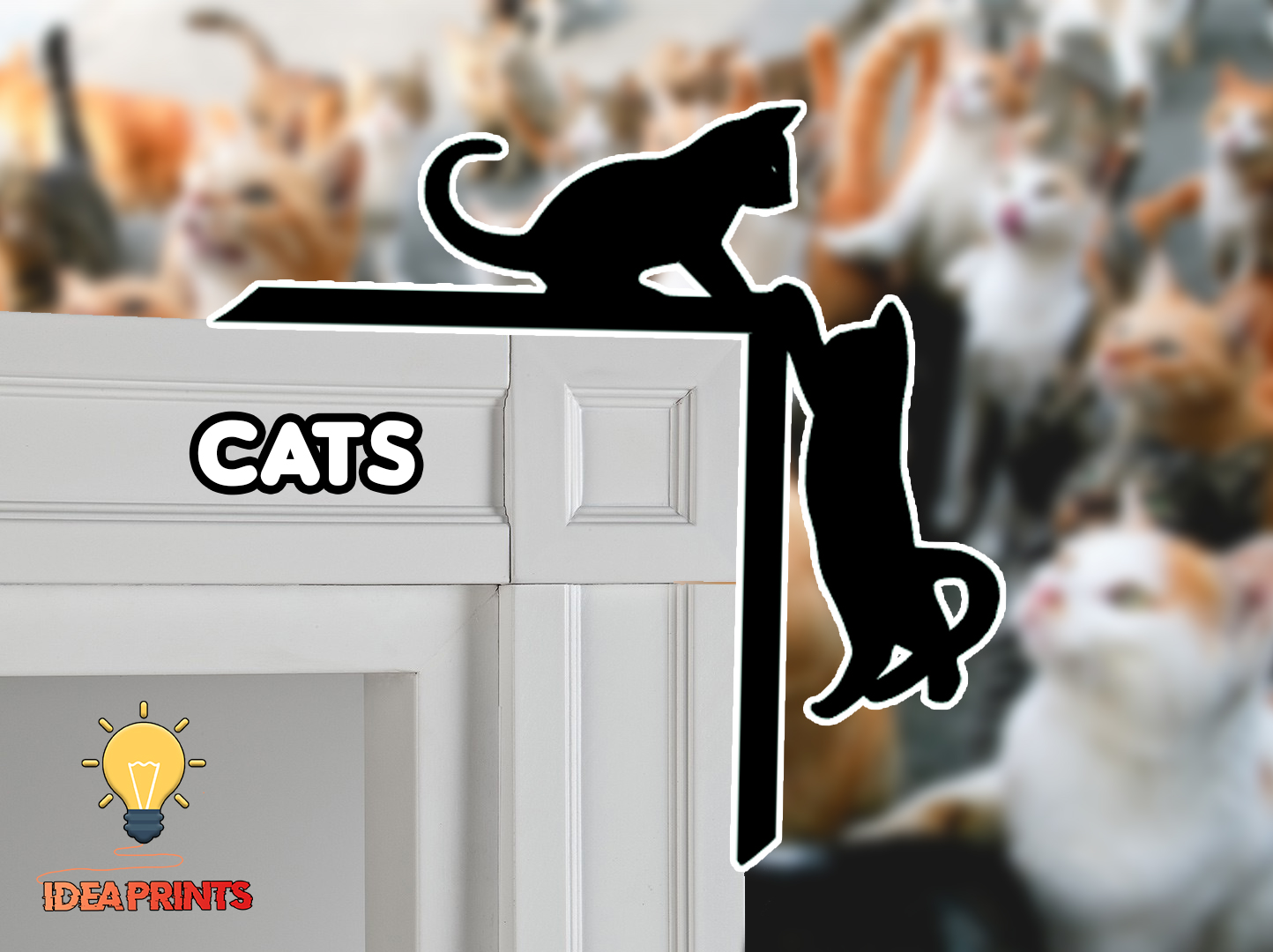 Room door trim corner - Cats #5