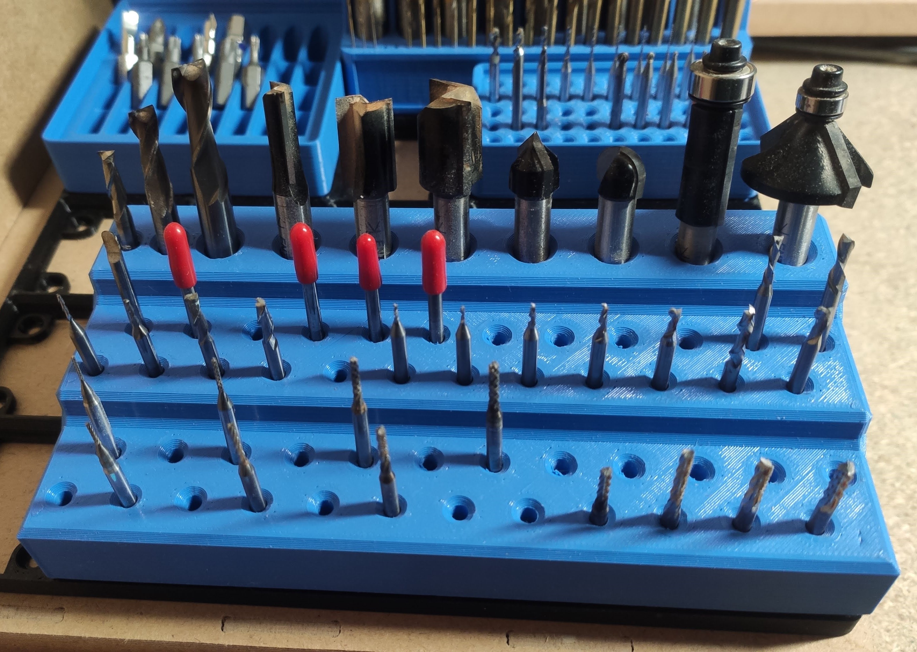 Gridfinity Routerbit Holder