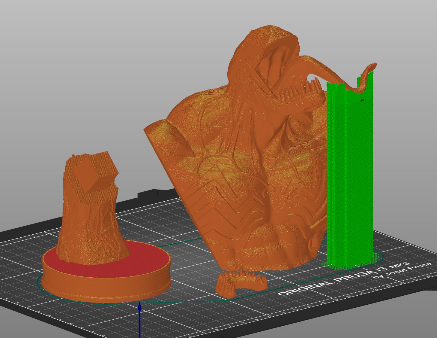 Miniatura 2 do modelo 3D Venom Bust