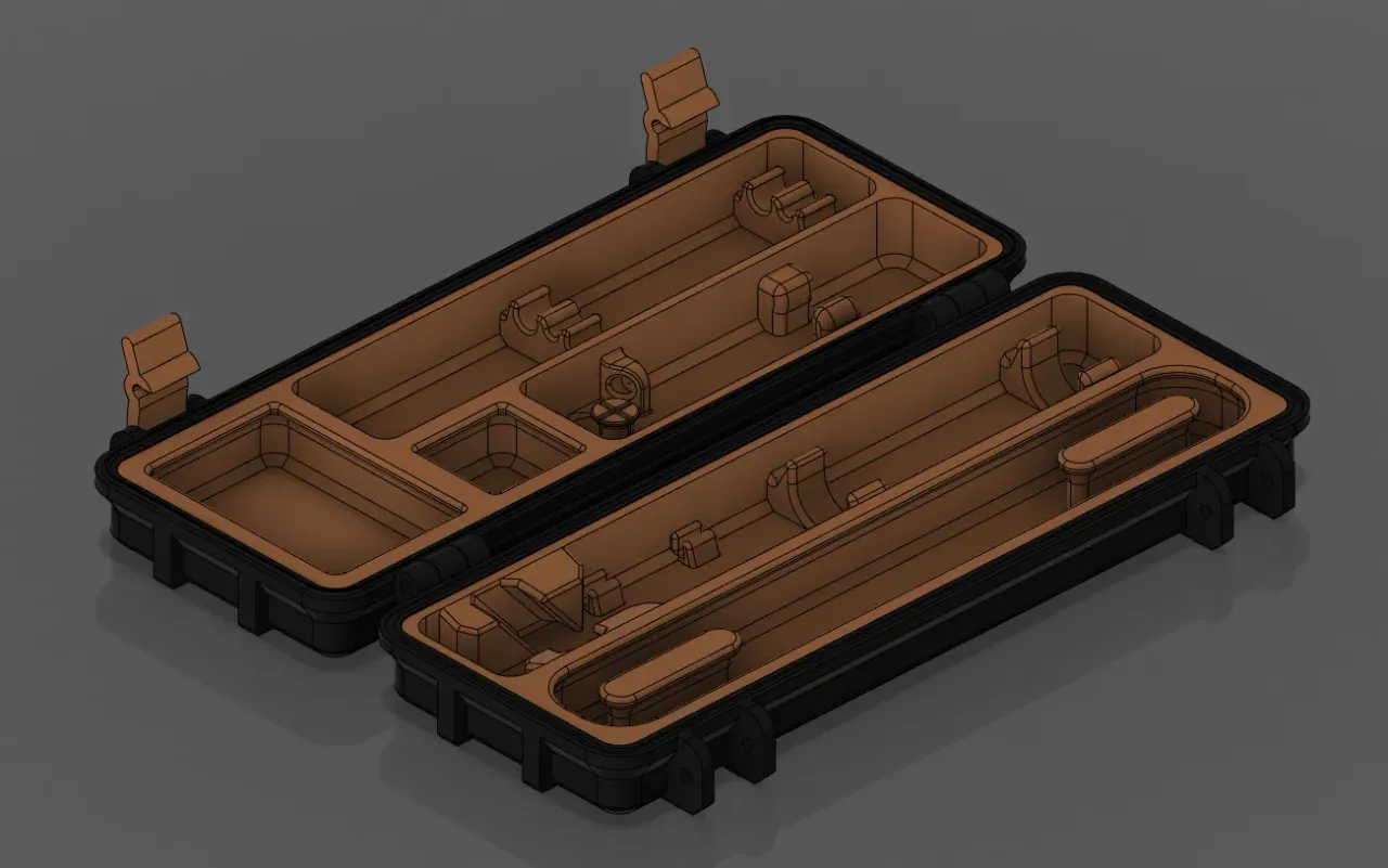 Rugged Multipart Pinecil/TS100/TS80 Case (V2) by PjotrStrog