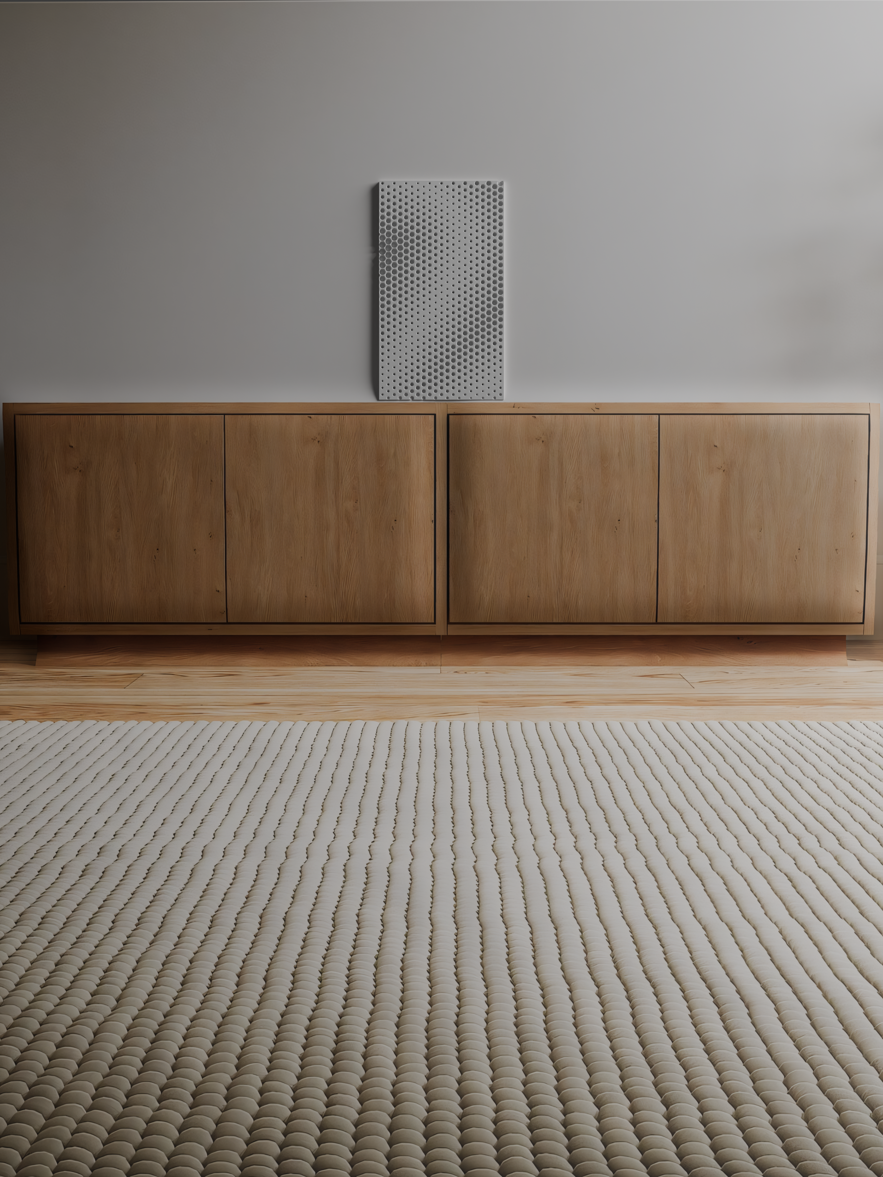 Parametric Halftone Relief - Perforated Gradient Wall Art