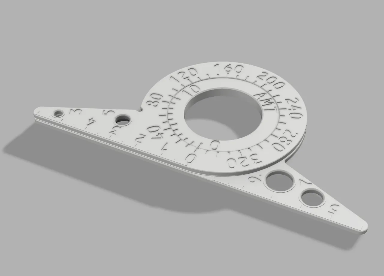 Calibration of Angle - Bevel Protector, PDF