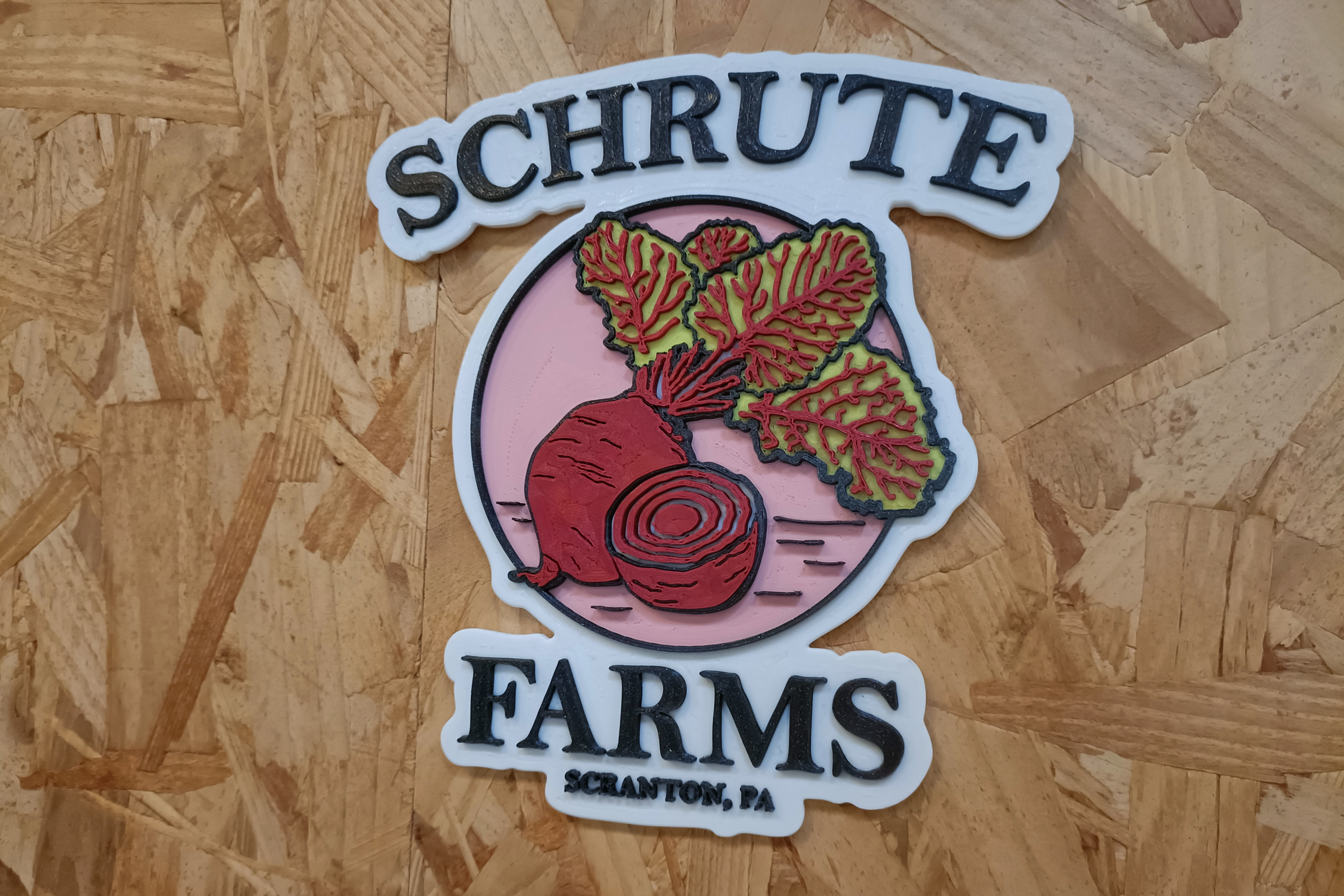 Schrute Farms Logo Plate (The Office - US)
