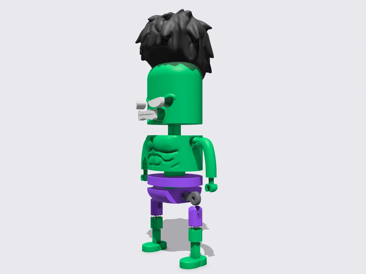 Hulk Articulated Toy by Entopop | Download free STL model | Printables.com