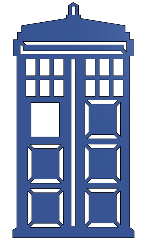 Tardis Bookmark by Travis Imel | Download free STL model | Printables.com