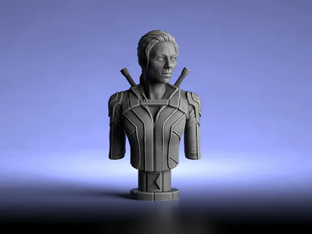 Black Widow Bust