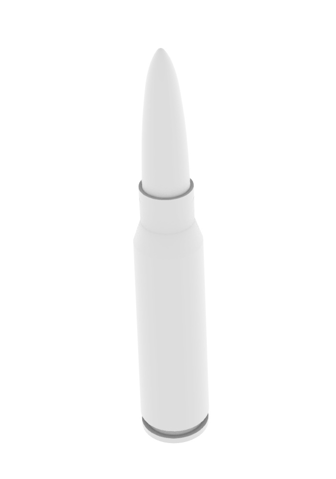 Round 30 mm GAU A-10 Avenger threaded box
