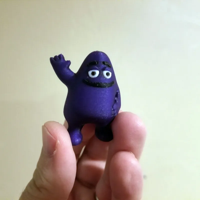 Grimace Unlimited Edition Adult Happy Meal Toy by 3D Printing