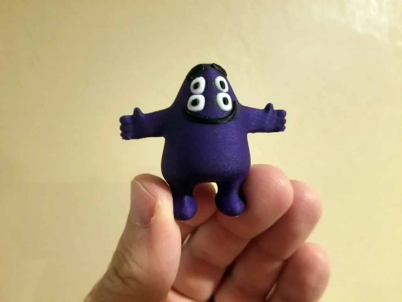 Grimace Unlimited Edition Adult Happy Meal Toy by 3D Printing