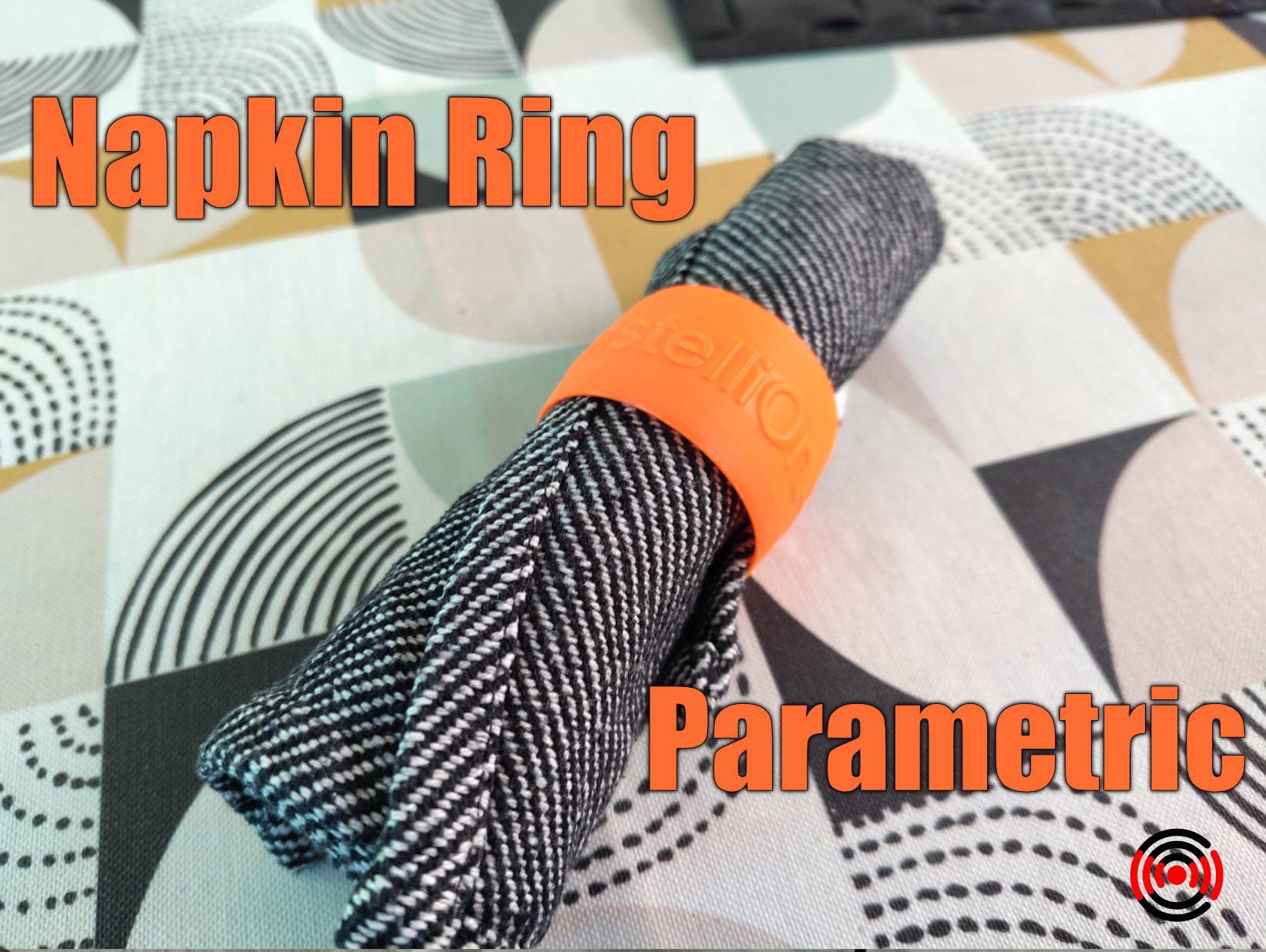 Personalized Napkin Ring - Parametric