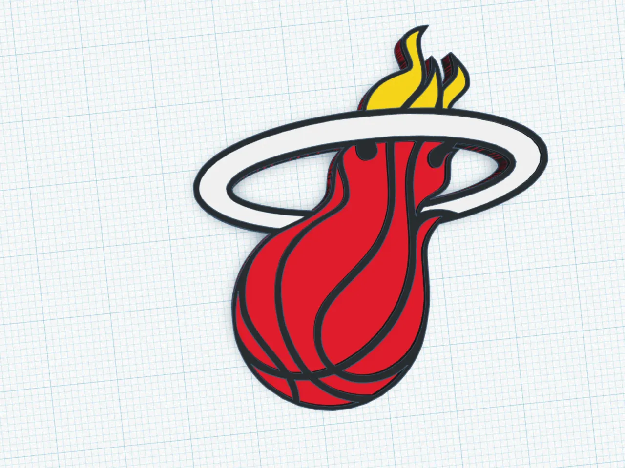 Miami Heat Logo by ar3Dprints | Download free STL model | Printables.com