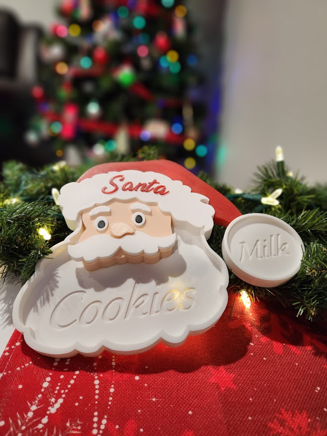 Santa's Milk & Cookies Tray