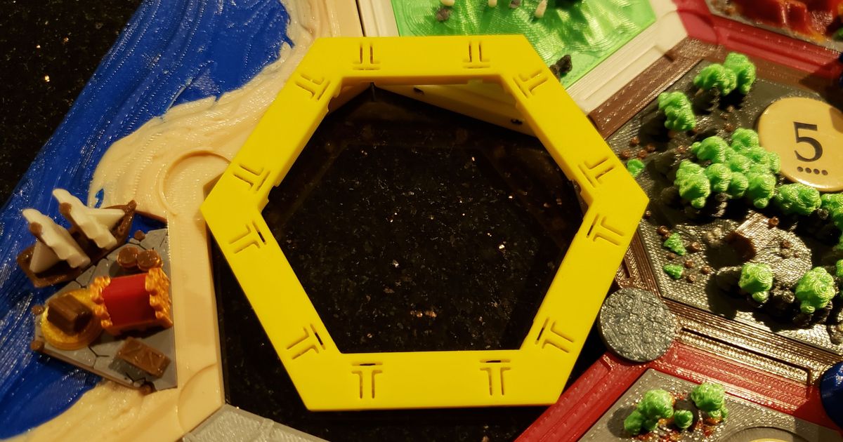 Settlers of Catan Magnetic Base by Geekware | Download free STL model ...