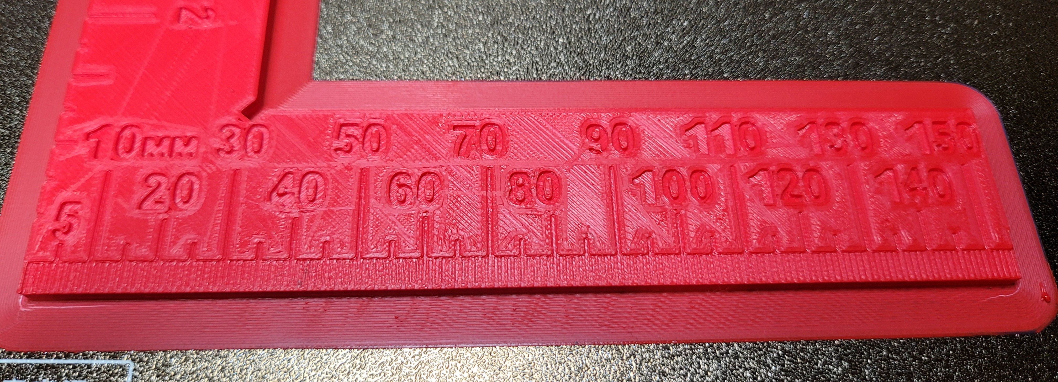 Miniatura 5 do modelo 3D MM & inch 90⁰ angle ruler
