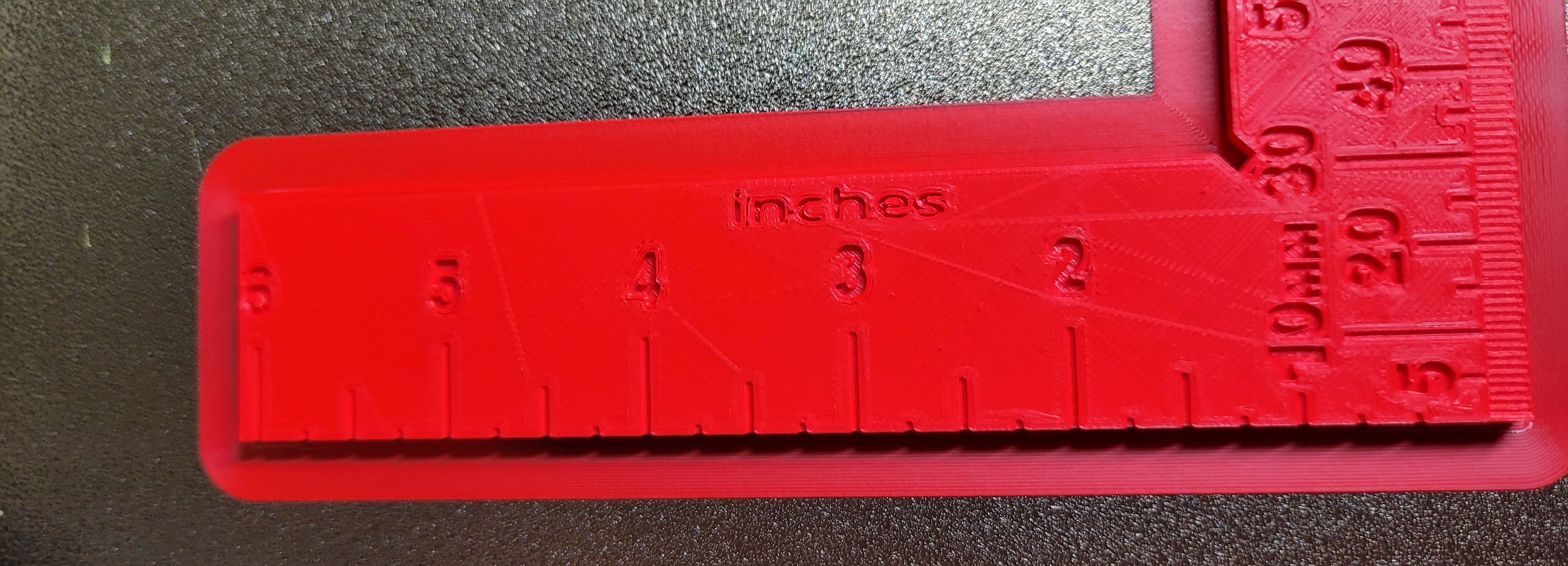 Miniatura 2 do modelo 3D MM & inch 90⁰ angle ruler