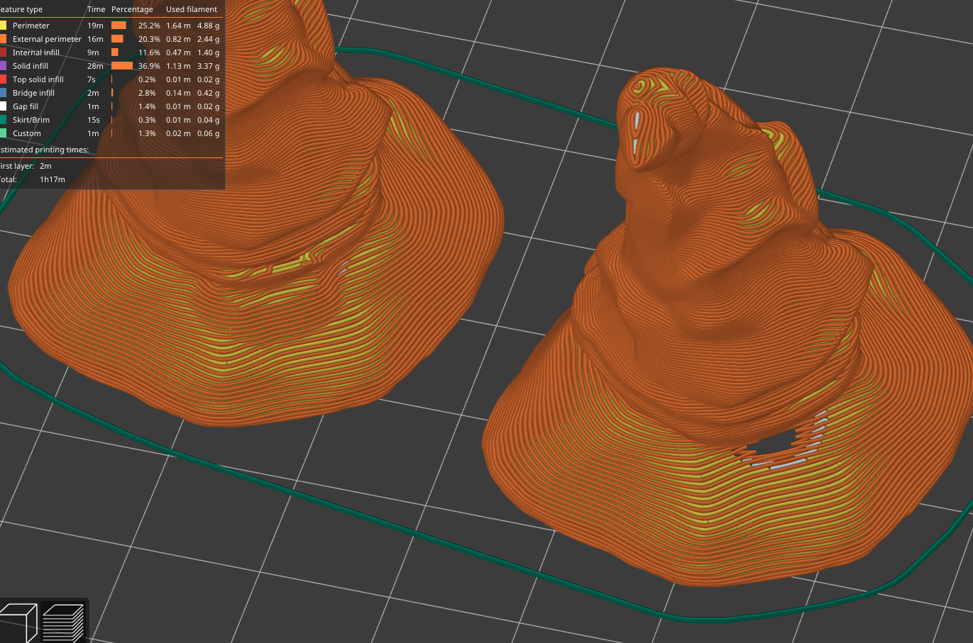 Sorting Hat for cute mini octopus with thicker walls