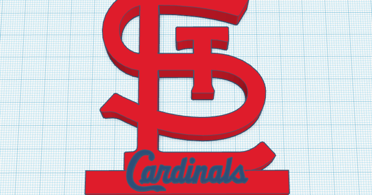St. Louis Cardinals Desk Display by TacktiCal Download free STL model