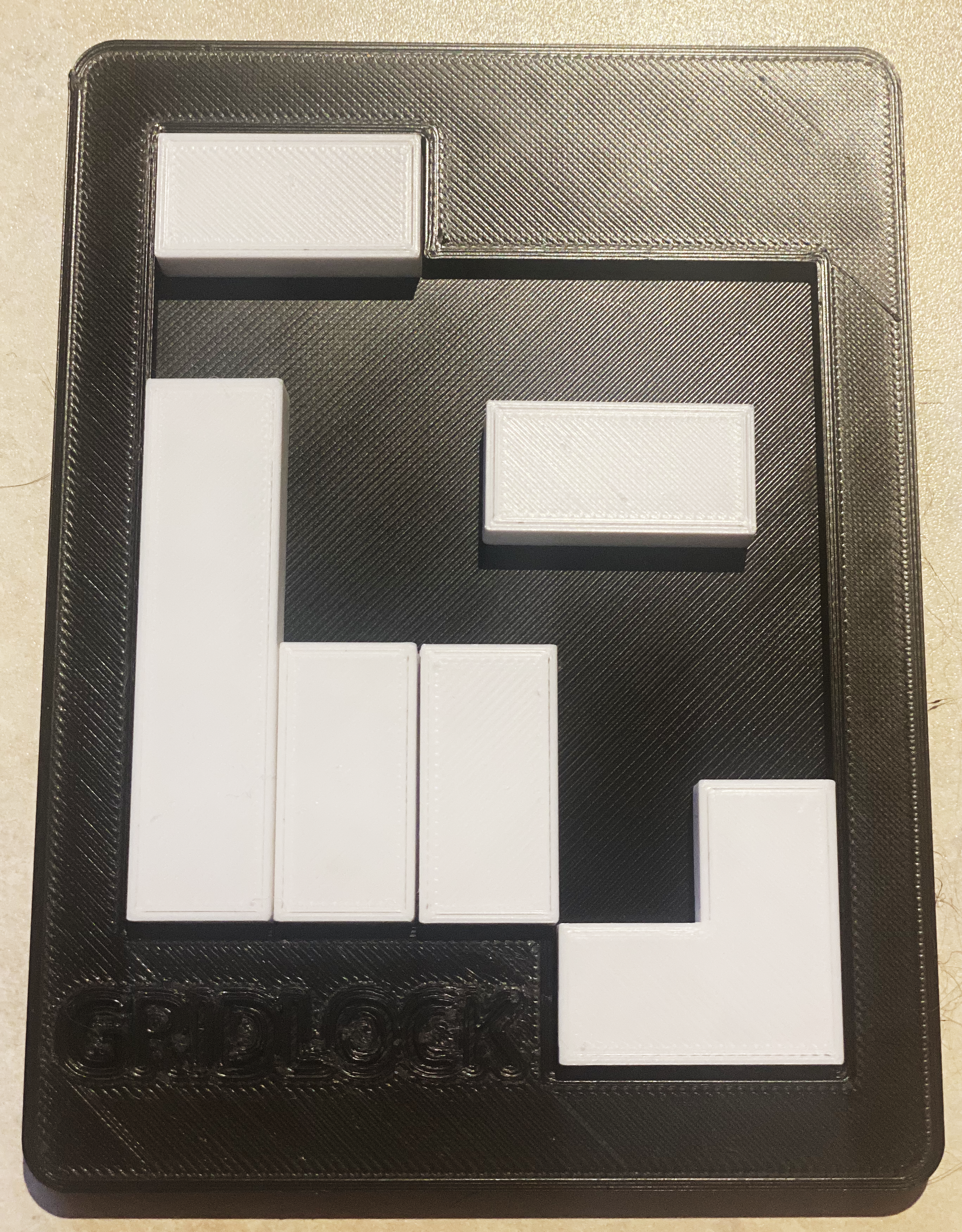 Gridlock Anti-Slide Puzzle