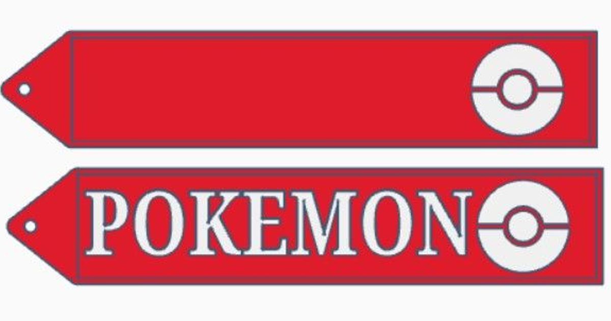 Bookmark Pokemon Personalised by 3D Lucky Prints Download free STL Bookmark Pokemon Personalised by 3D Lucky Prints Download free STL