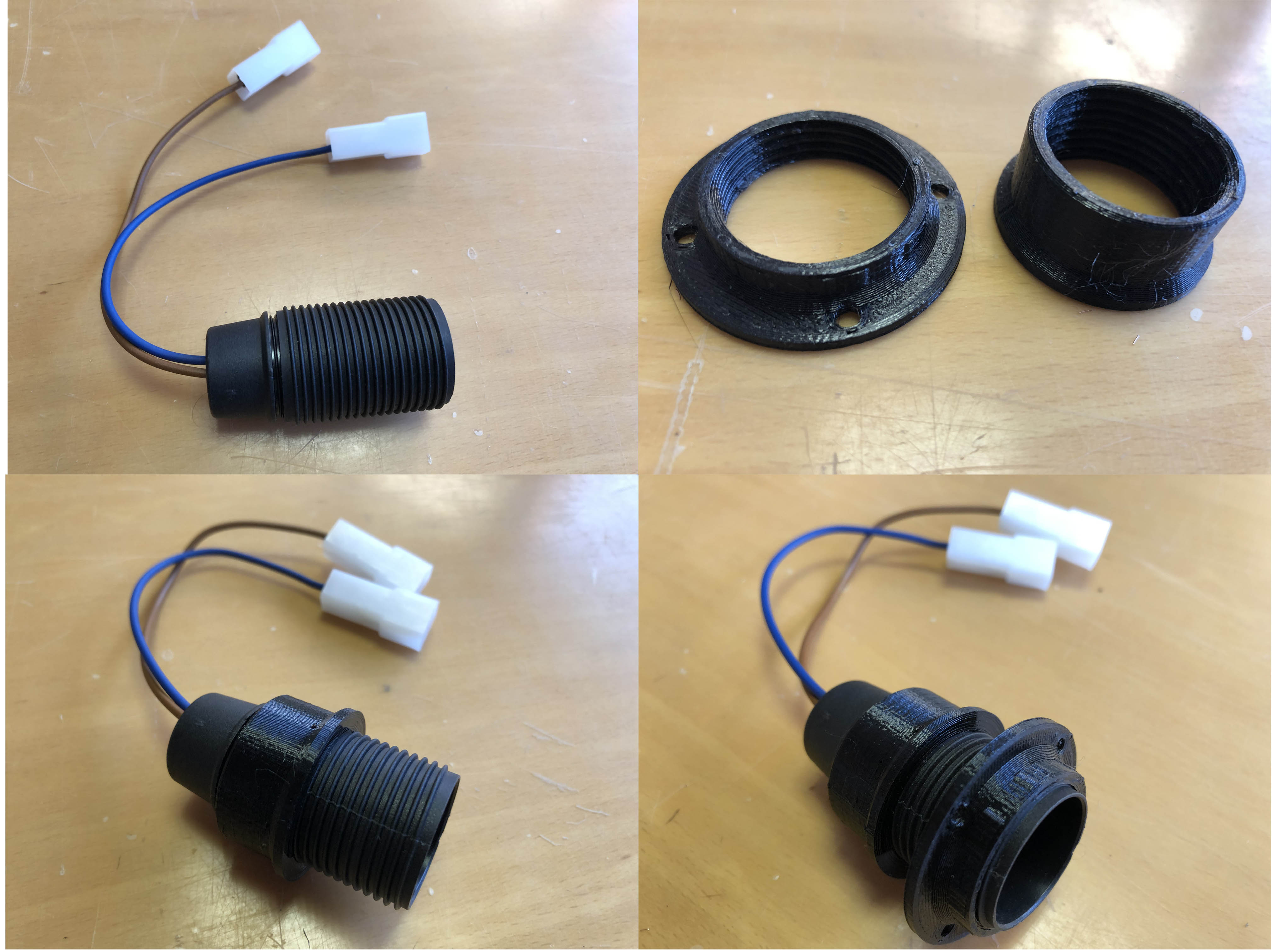 E14 socket - Mounting ring