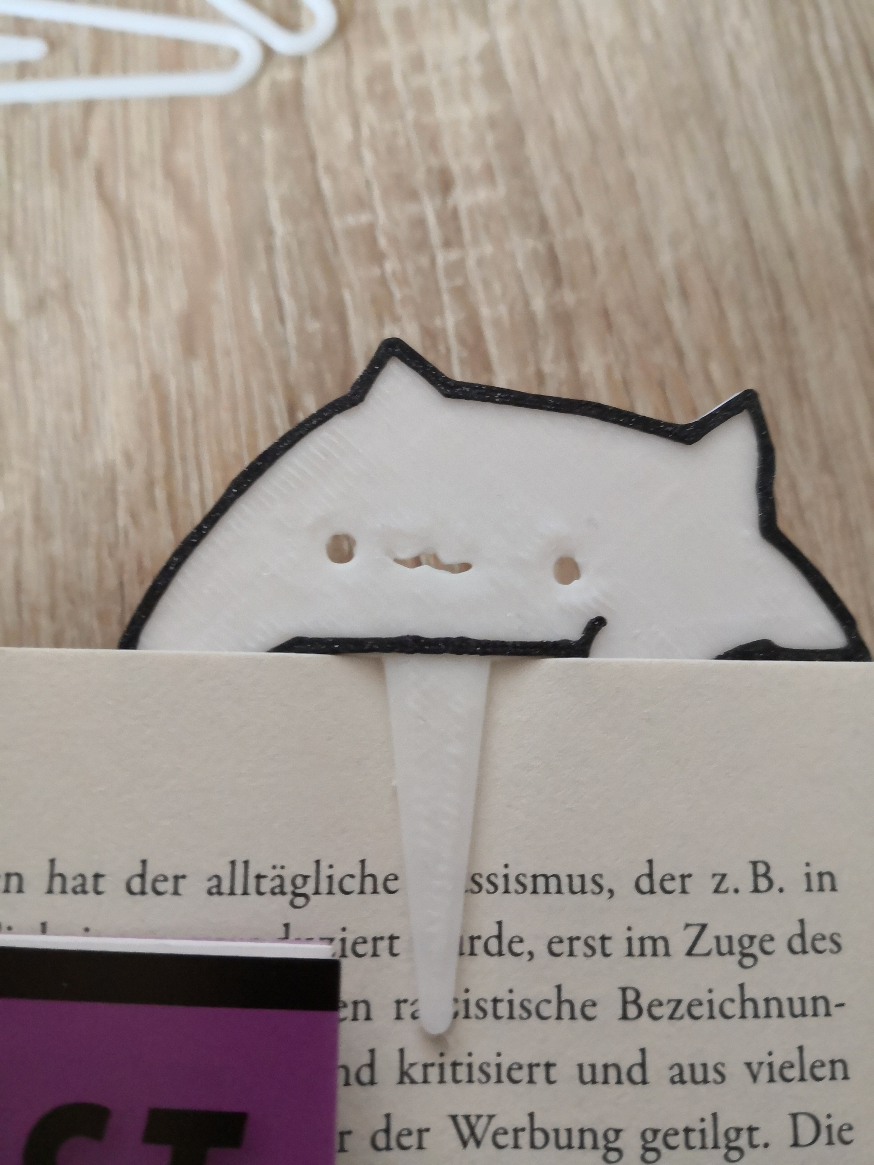 Miniatura 3 do modelo 3D Bongo Cat Bookmark