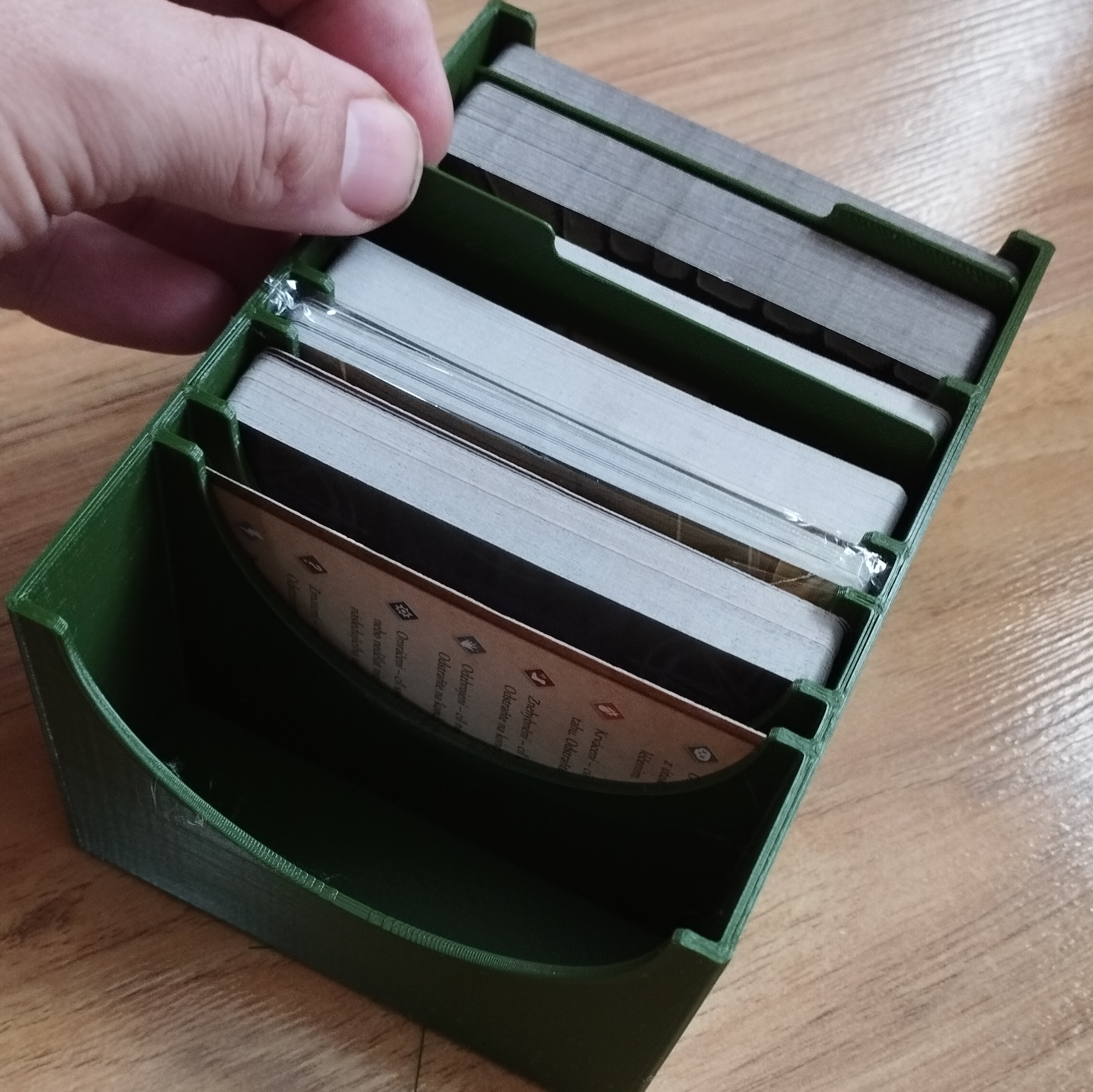Gloomhaven large card box with dividers