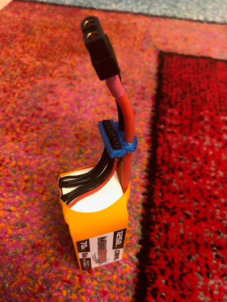 6s lipo balance plug holder 12awg wire by Quicksilver | Download free