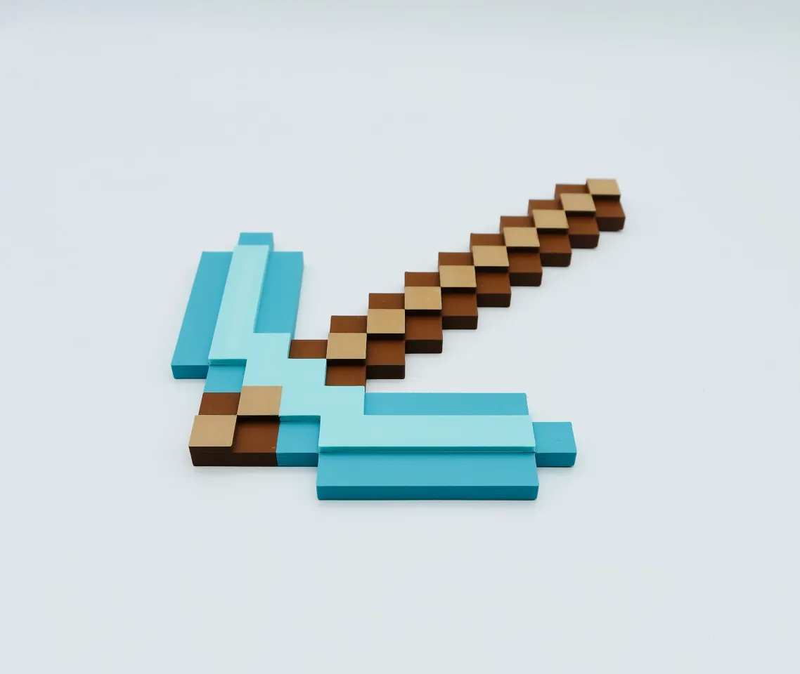 STL file Minecraft Sword - Cube Game Replica 🗡️・3D printing design to  download・Cults