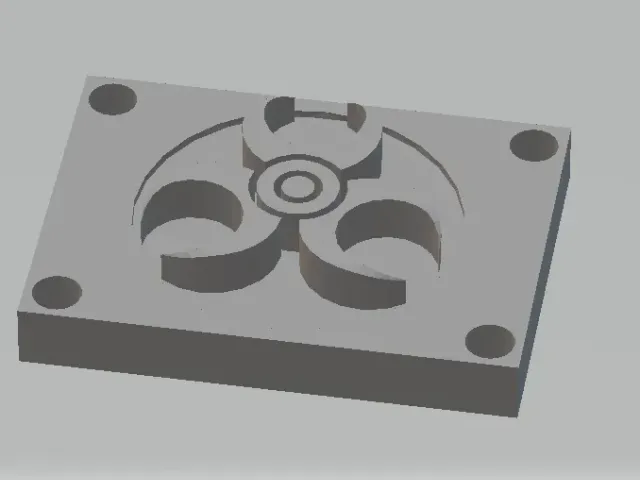 AV Rack XLR Blanking plate