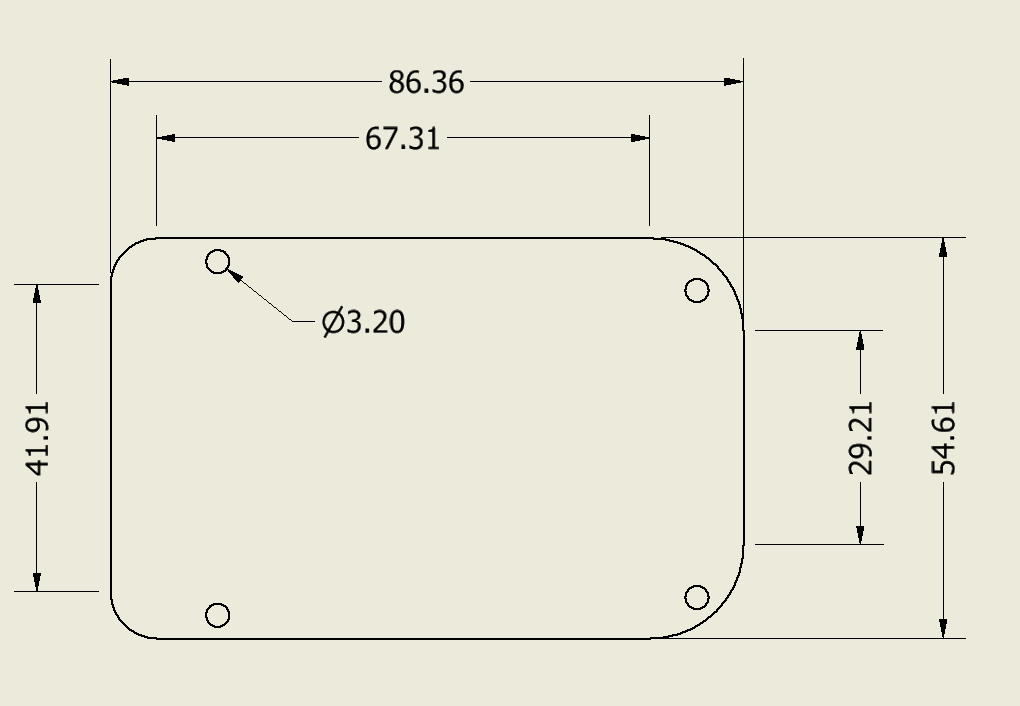 Basic case with fan for beaglebone AI