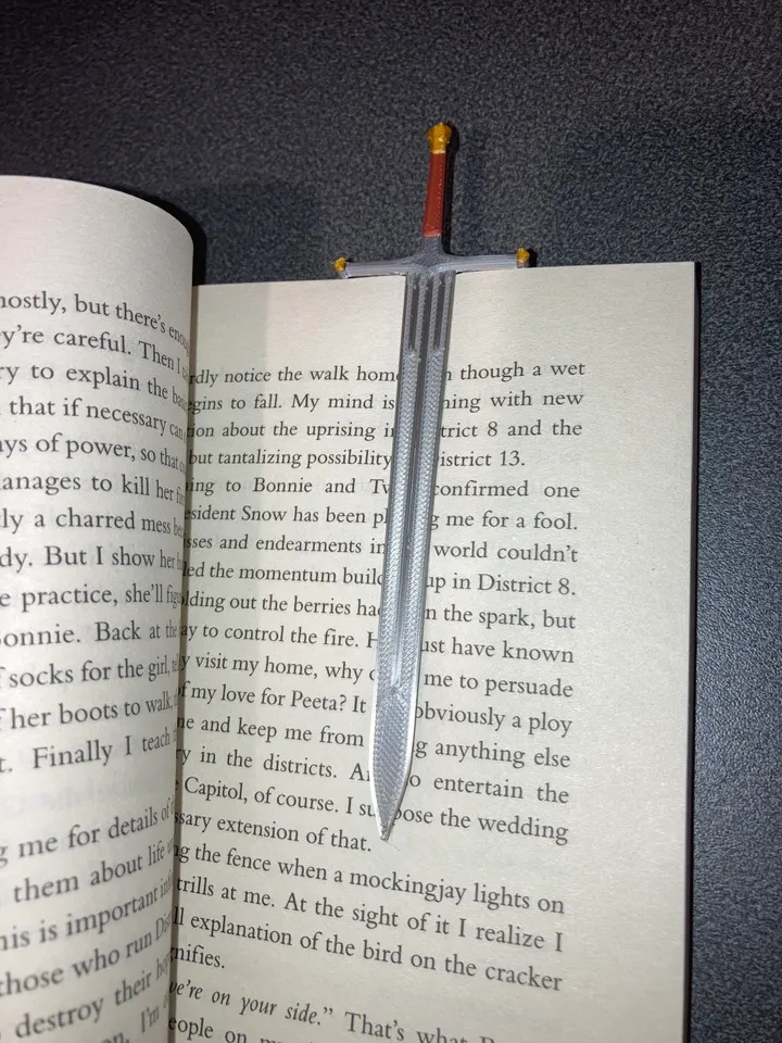 Ned Stark's Sword Ice from Game of Thrones Bookmark by CGS Models ...