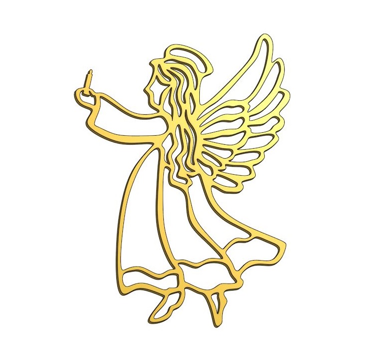 Christmas tree decorations angels