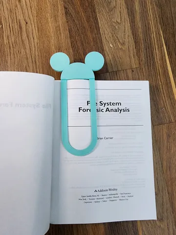 Mickey Mouse Ears Bookmark