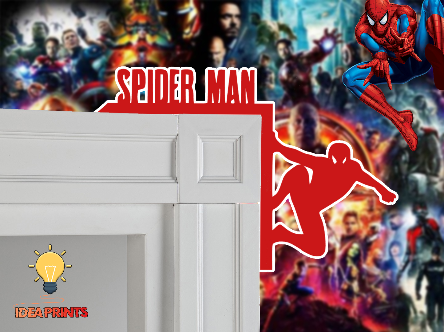 Room door trim corner - Spider Man (Superhero Edition #1)