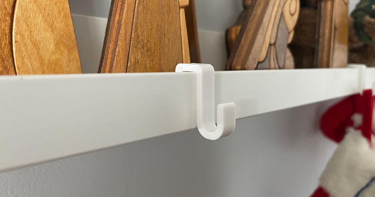 IKEA MOSSLANDA SHELF HOOK by DMartin Download free STL model