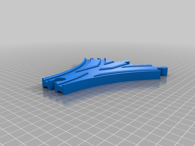 Train Tracks Complete Set v4 (reversible) -- Compatible with Brio, Thomas, etc.