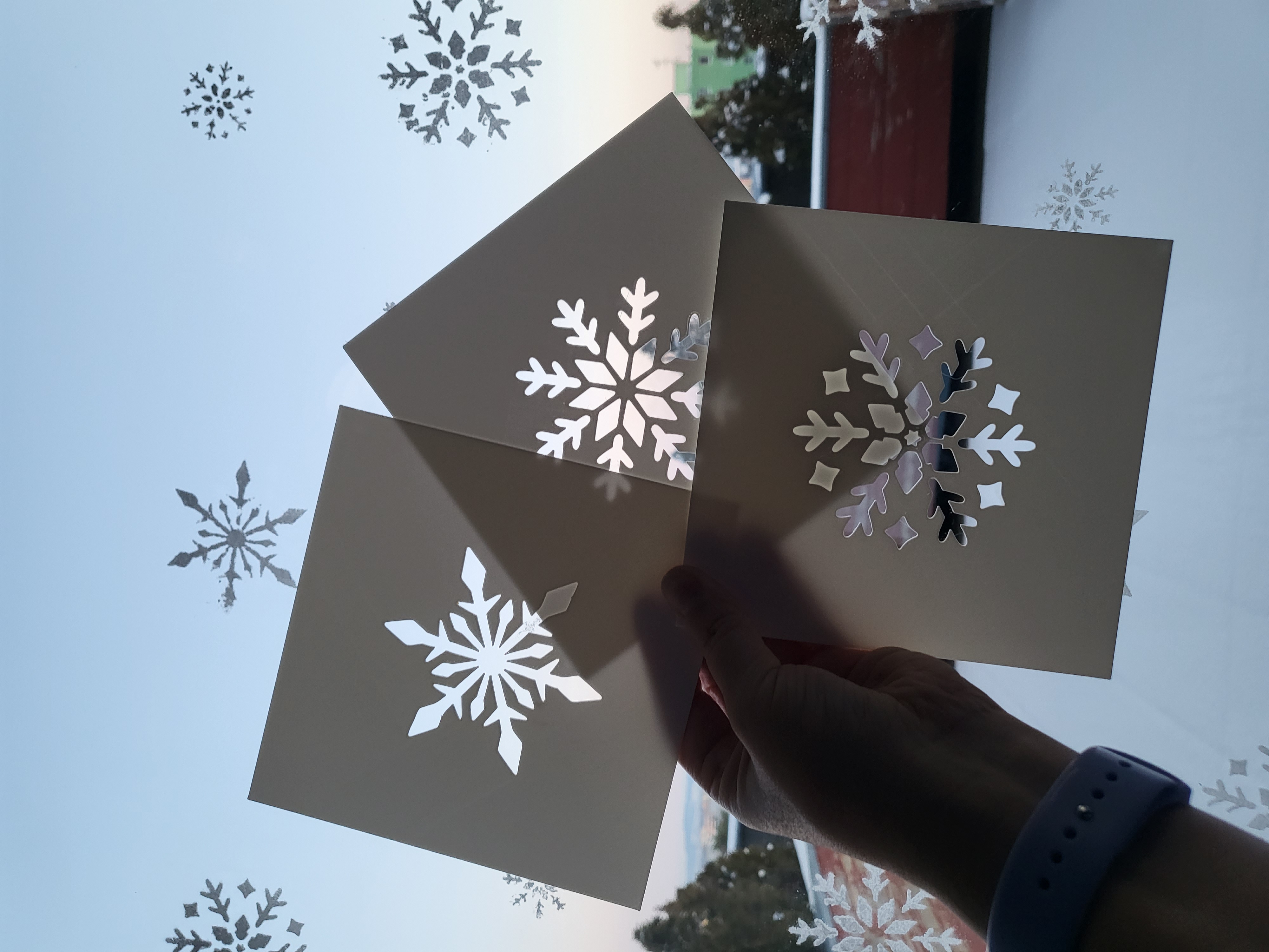 Snowflake stencils
