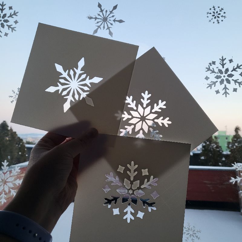 Snowflake stencils by kadr | Download free STL model | Printables.com for Free Printable Christmas Stencils For Snow Spray