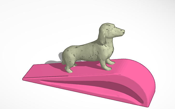 Dachshund doorstopper