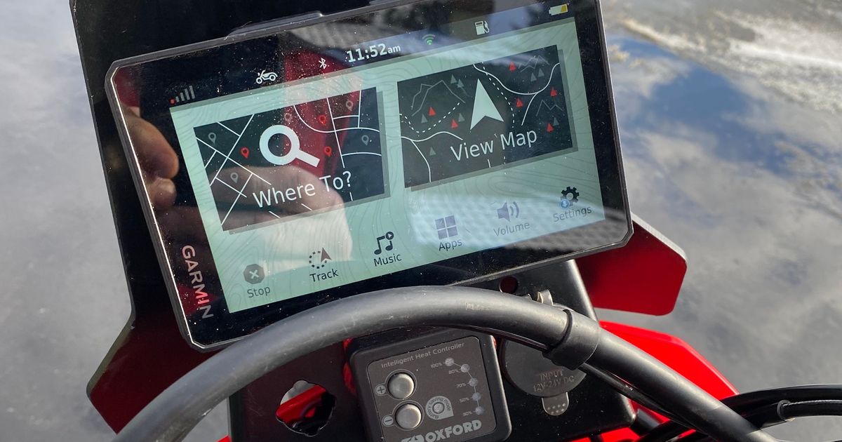 AdventureSpec Mini Fairing Zumo XT GPS and Oxford Heated Grips Mounts