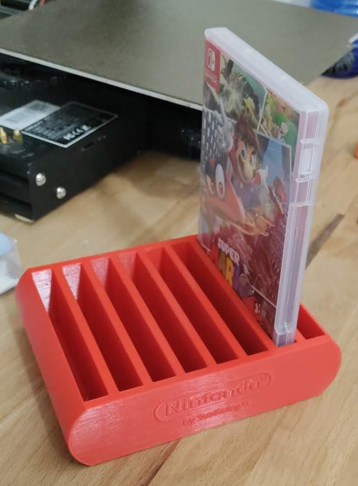 Holder for Ninentdo switch cartridge boxes