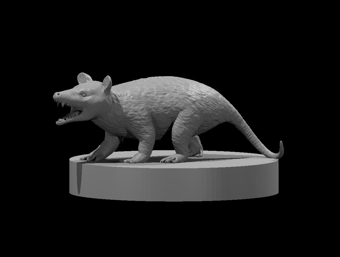 Miniatura 2 do modelo 3D Opossum miniature