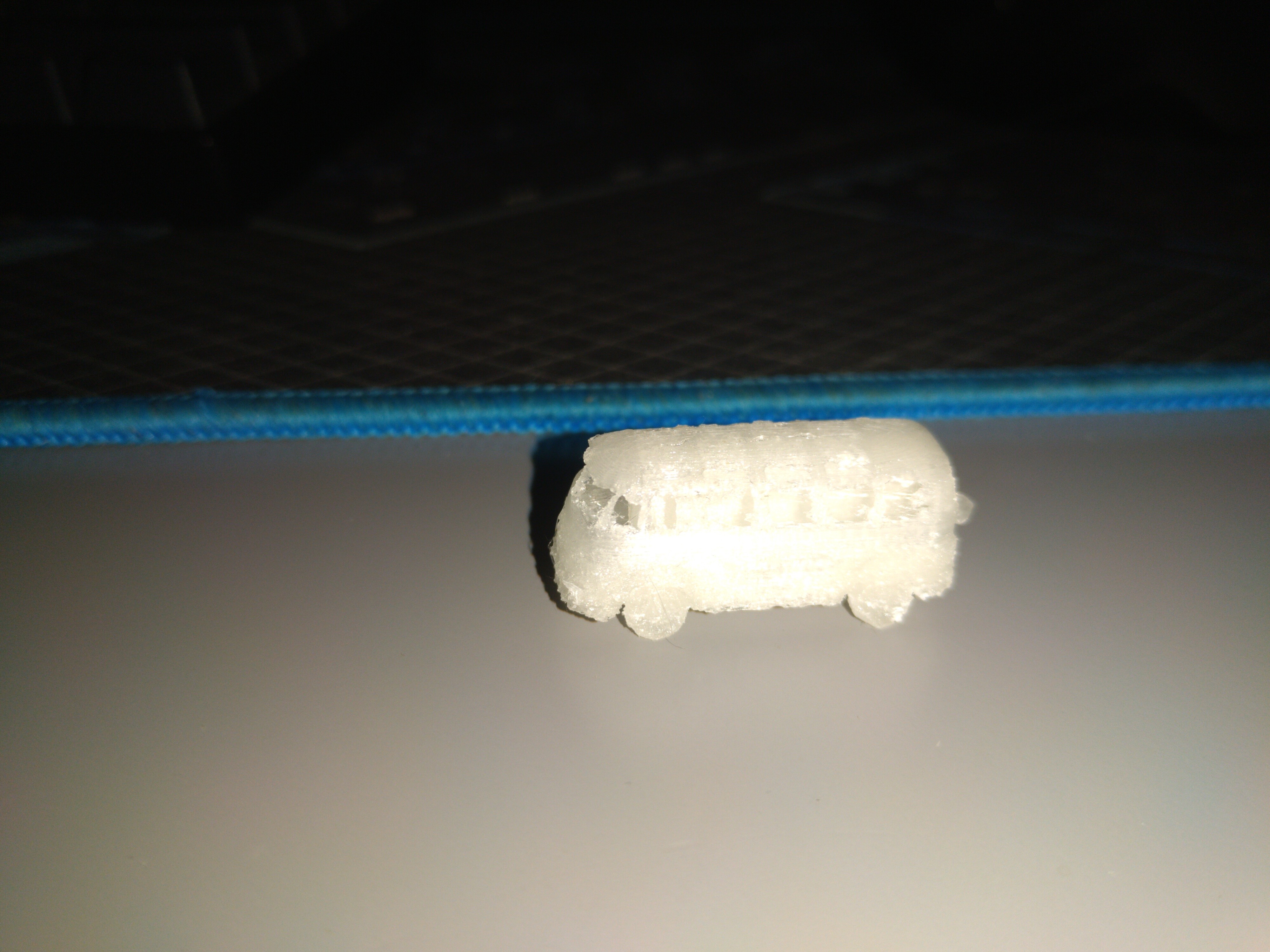 Vaguely printable VW Bus Keychain 3D model thumbnail