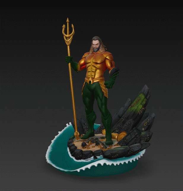 FIGURA SUPERHEROES AQUAMAN (COLECCIONABLES)