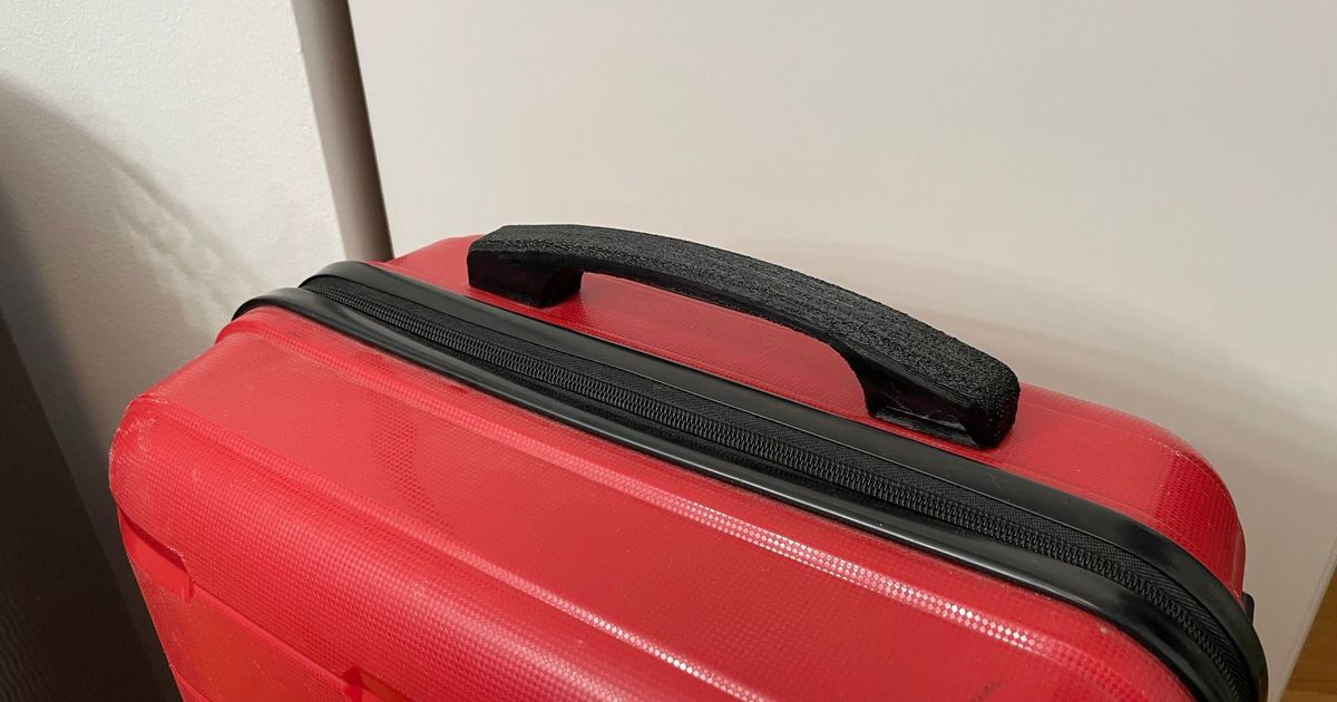 Hand Luggage Handle repair by delfini Download free STL model