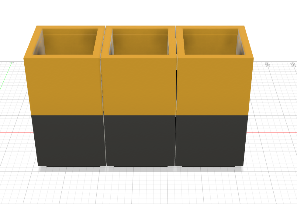 Miniatura 4 do modelo 3D Modular Stackable Storage Bins – Thick & Thin (Supports Needed)