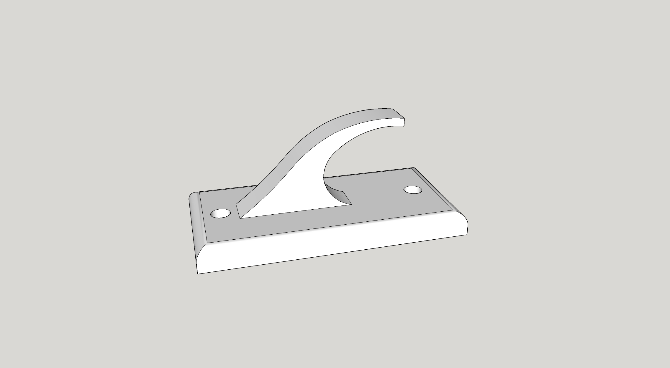 Wall Hook by shadokyn Download free STL model