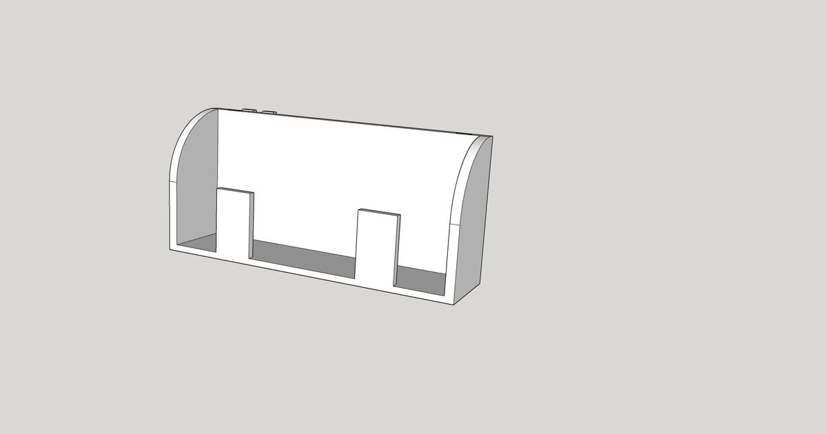 Envelope Holder by shadokyn Download free STL model
