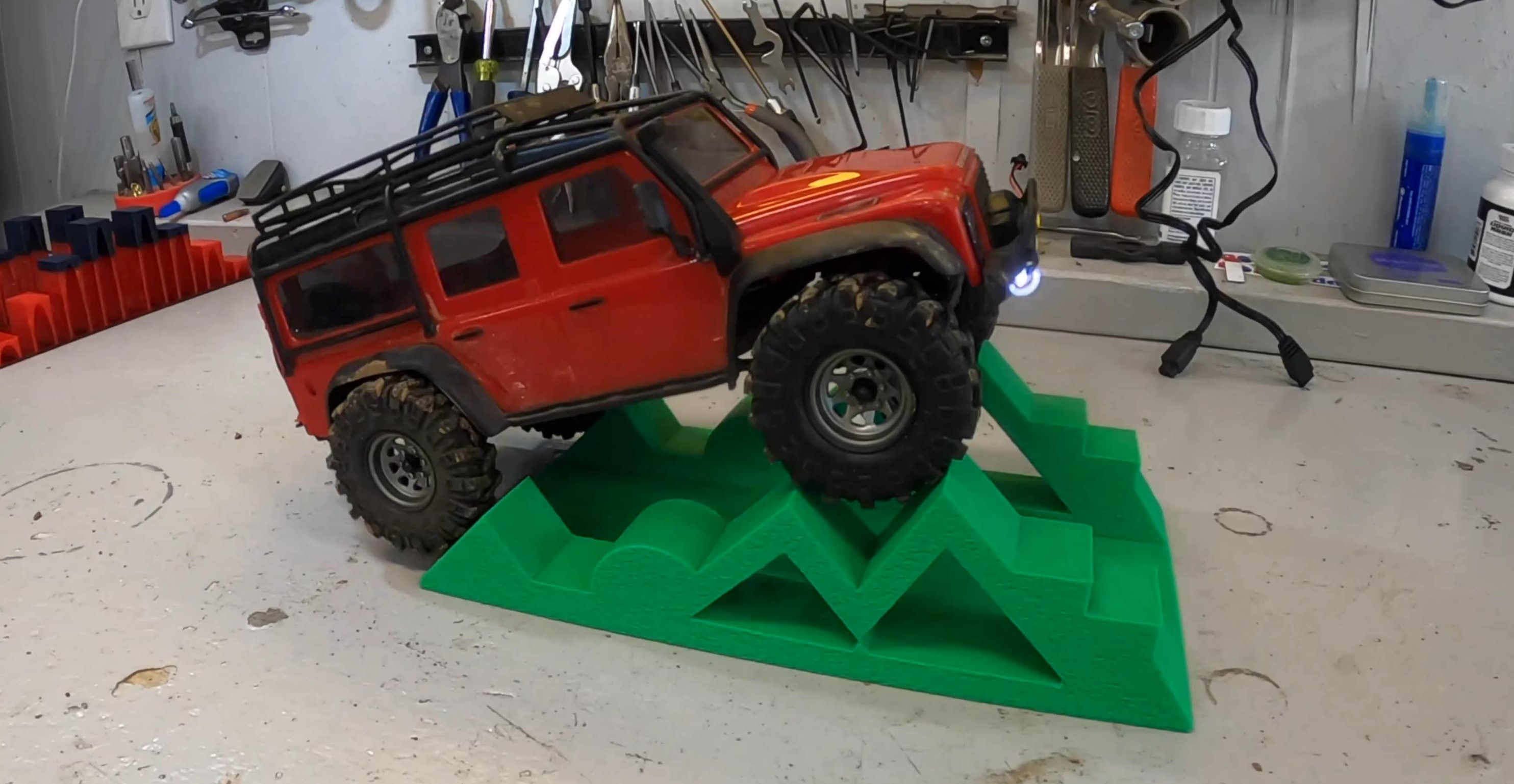 RC Crawler Obstacle #2:  Complex Mountain