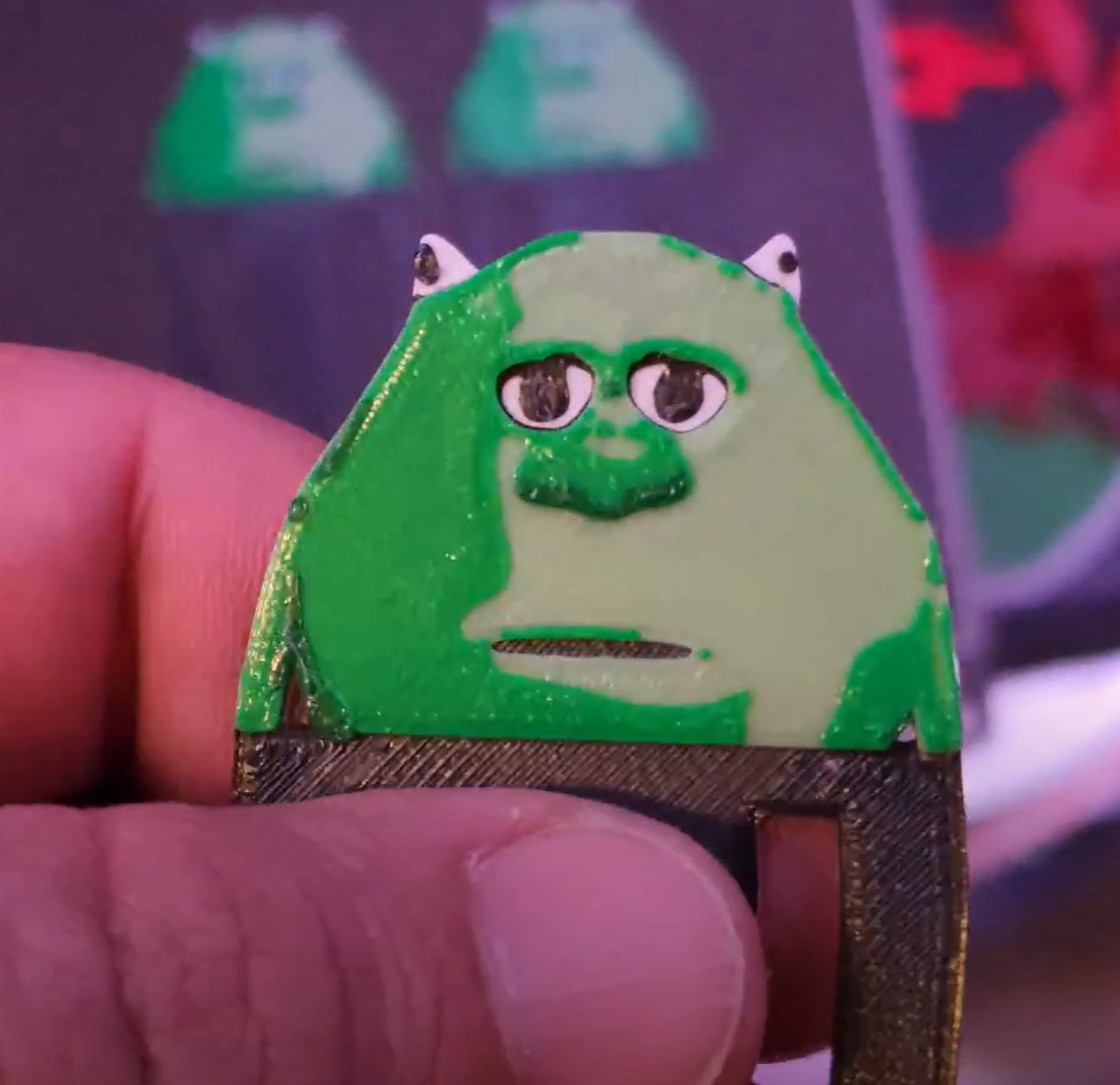 Mike Wozowski Sully Face Bookmark By Erikwithaknotac Download Free 